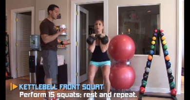 Kettlebell Front Squat Exercise for Weight Loss